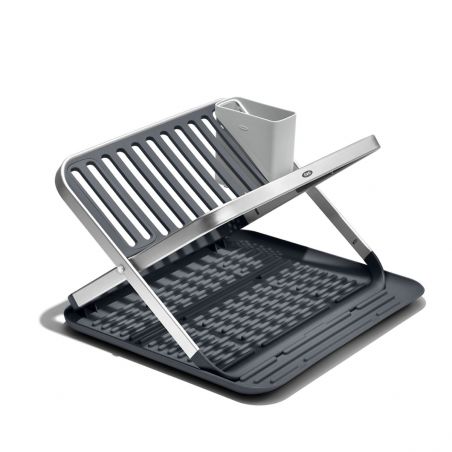 OXO Good Grips Aluminum Fold Flat Dish Rack