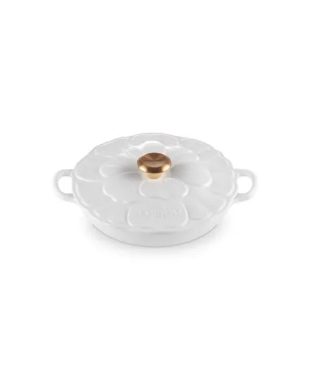 Le Creuset Gusseisen-Kasserolle Petal Shallow 26cm
