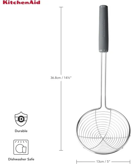 KitchenAid Araignée Écumoire à Friture en Inox