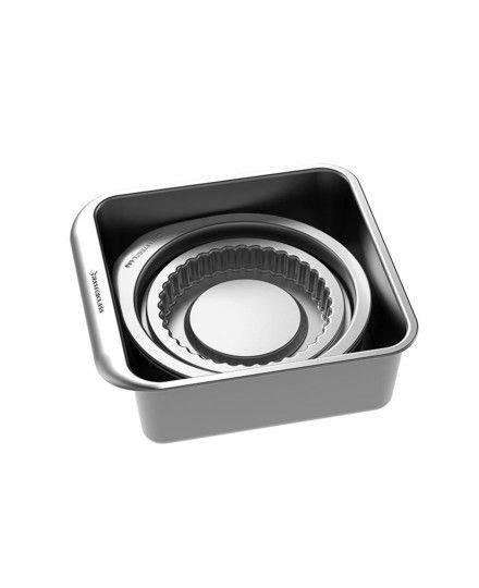 MasterClass Smart Space Stacking Seven Piece Non-Stick Roasting, Baking & Pastry Set | Kitchen Craft | Mimocook
