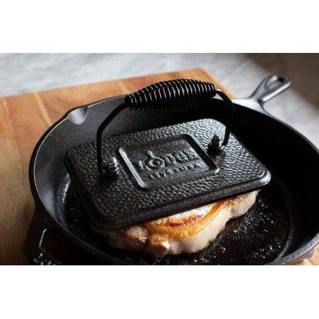 Lodge Presse Rectangulaire en Fonte 17,1 × 11,4 cm | Lodge | Mimocook
