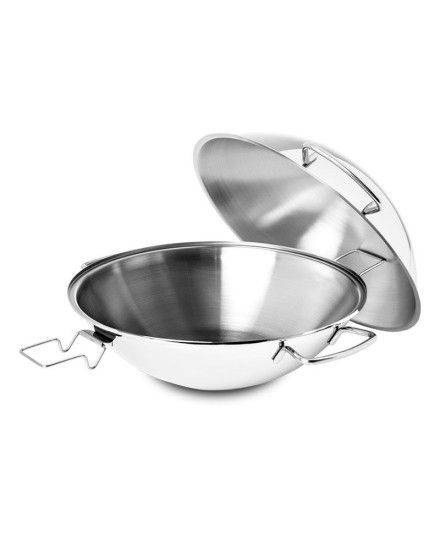 Silampos Aroma 28 cm Cataplana in Polished Stainless Steel | Silampos | Mimocook