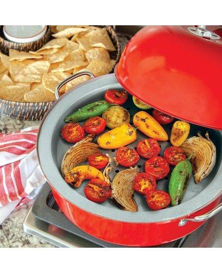 Nordic Ware Räucherofen für Herd Rot | Nordic Ware | Mimocook