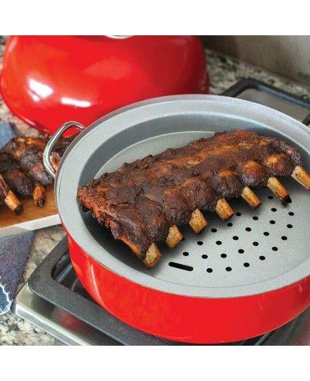 Nordic Ware Räucherofen für Herd Rot | Nordic Ware | Mimocook
