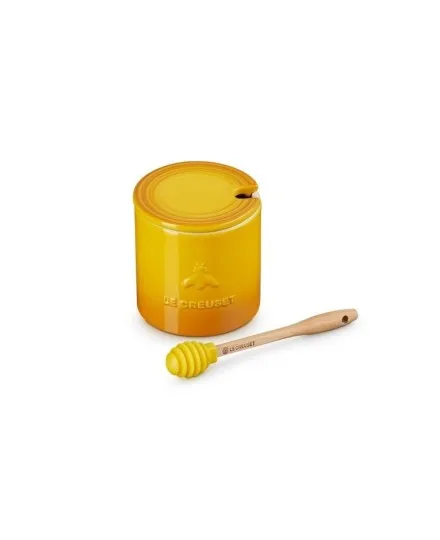 Pote para mel Signature de cerâmica com colher Le Creuset - Mimocook