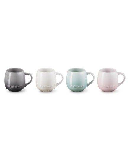 Le Creuset Stoneware Coupe Set of 4 Mugs | Le Creuset | Mimocook
