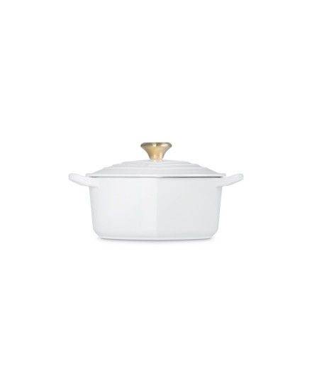 Cocotte Cœur en fonte émaillée avec bouton cœur Blanc Le Creuset | Le Creuset | Mimocook