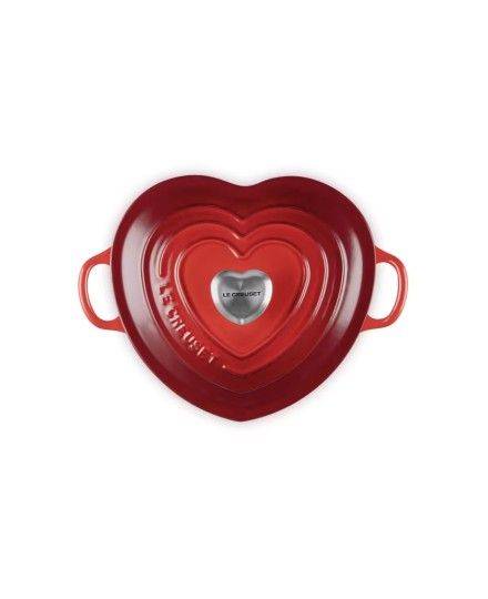Le Creuset Cast Iron Heart Dish with Heart Knob | Le Creuset | Mimocook