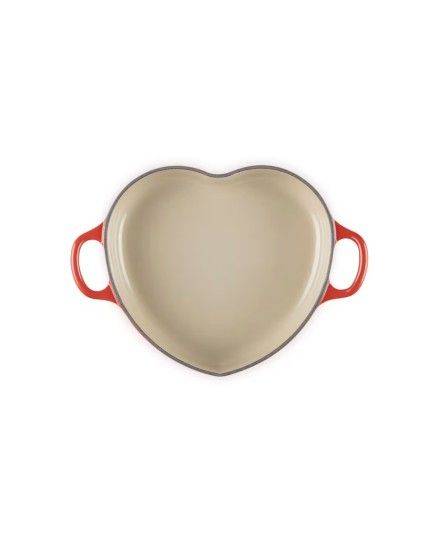Le Creuset Cast Iron Heart Dish with Heart Knob | Le Creuset | Mimocook