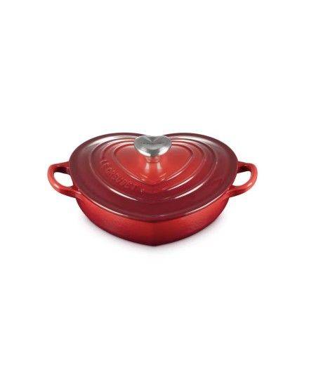Le Creuset Cast Iron Heart Dish with Heart Knob | Le Creuset | Mimocook