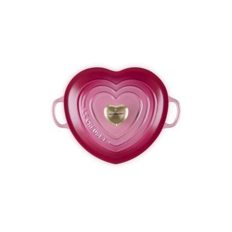 Cocotte corazón de hierro fundido berry con pomo en forma de corazón Le Creuset | Le Creuset | Mimocook