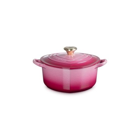 Le Creuset Classic Cast Iron berry Heart Casseroles