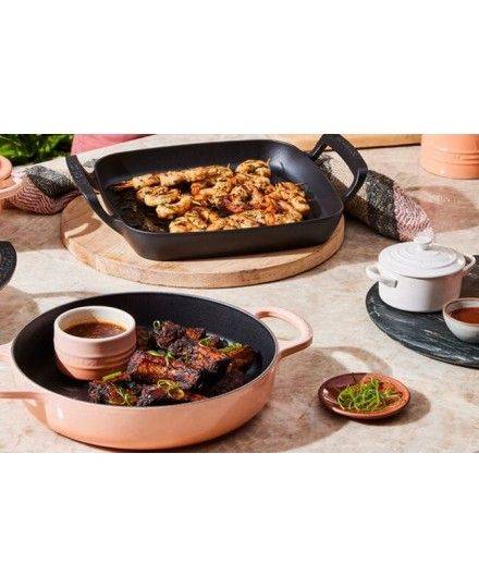 Assador quadrado BBQ Outdoor em ferro fundido Le Creuset | Le Creuset | Mimocook