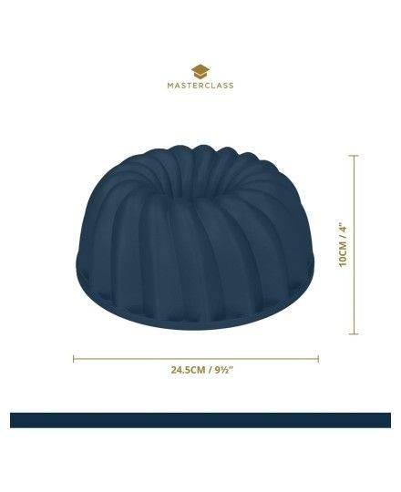 MasterClass Non-Stick Cast Aluminium Decorative Cake Tin, Swirl | Kitchen Craft | Mimocook