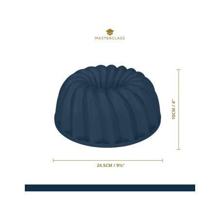 MasterClass Non-Stick Cast Aluminium Decorative Cake Tin, Swirl | Kitchen Craft | Mimocook