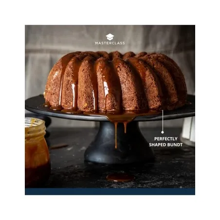 Forma de bolo decorativa em alumínio fundido antiaderente MasterClass Swirl - Mimocook