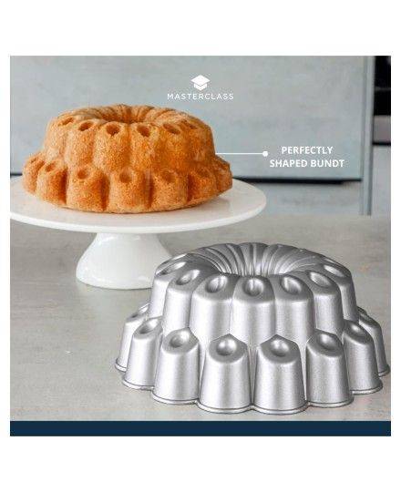 Forma de bolo em alumínio fundido antiaderente MasterClass | Kitchen Craft | Mimocook