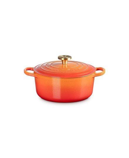Cocotte 24cm ronde Flamme Dorée Le Creuset | Le Creuset | Mimocook