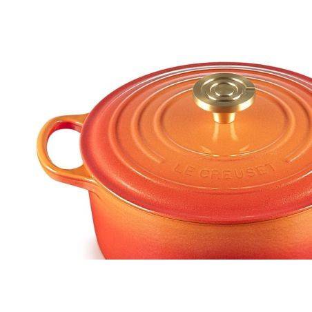 Cocotte 24cm redonda de hierro fundido Flamme Dorée Le Creuset | Le Creuset | Mimocook