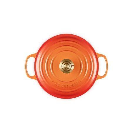 Cocotte 24cm redonda de hierro fundido Flamme Dorée Le Creuset | Le Creuset | Mimocook