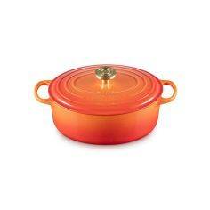 Cocotte 24cm redonda de hierro fundido Flamme Dorée Le Creuset | Le Creuset | Mimocook