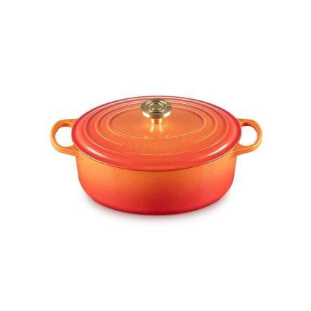 Cocotte 29cm Oval Flamme Dorée Le Creuset | Le Creuset | Mimocook