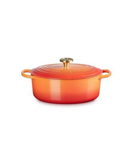 Cocotte 29cm Oval Flamme Dorée Le Creuset | Le Creuset | Mimocook
