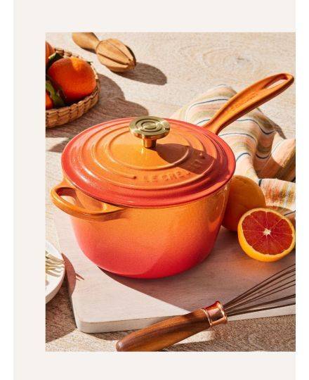 Le Creuset Flamme Dorée Saucepan | Le Creuset | Mimocook