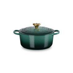 Le Creuset 24cm Flamme Dorée Round Casserole | Le Creuset | Mimocook