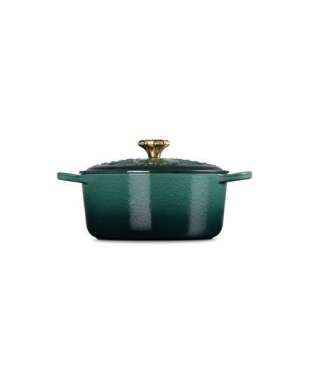 Cocotte com Relevos de Natal e Pega em Estrela 24cm Le Creuset | Le Creuset | Mimocook