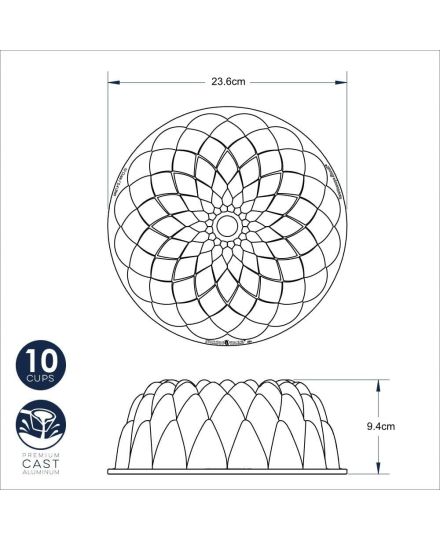 Molde Kaleidoscope Bundt Nordic Ware | Nordic Ware | Mimocook