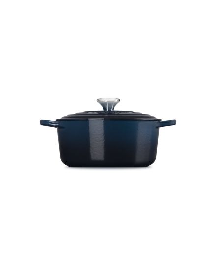 Le Creuset 24cm Runder Bräter mit schwarzer Innenemaille aus Gusseisen | Le Creuset | Mimocook