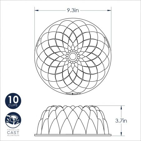 Molde Kaleidoscope Bundt Nordic Ware