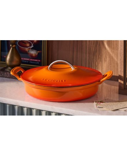 Le Creuset Cast Iron Modern Heritage Shallow Casserole 28cm | Le Creuset | Mimocook