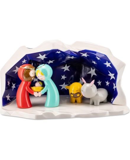 Alessi Happy Eternity AGJ01 W Pesebre de Diseño en Porcelana | Alessi | Mimocook