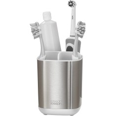 Joseph Joseph EasyStore Stainless Steel Toothbrush Holder