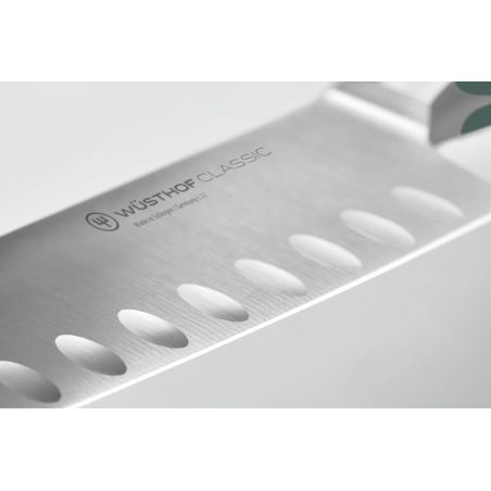 Wusthof Classic Colour Santoku à lame cannelée 17cm | Wusthof | Mimocook