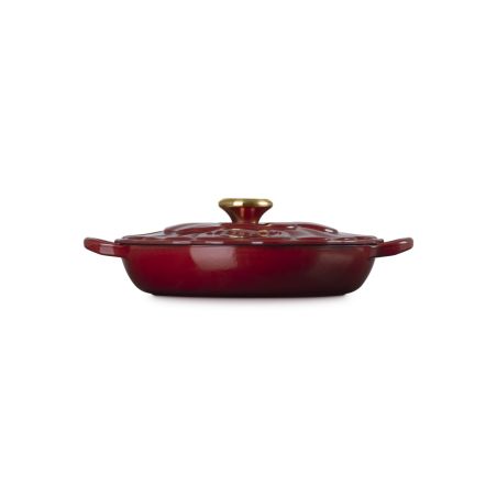 Le Creuset Gourmet-Profitopf Blume aus Gusseisen 26cm