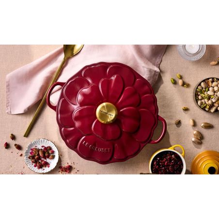 Le Creuset Gourmet-Profitopf Blume aus Gusseisen 26cm