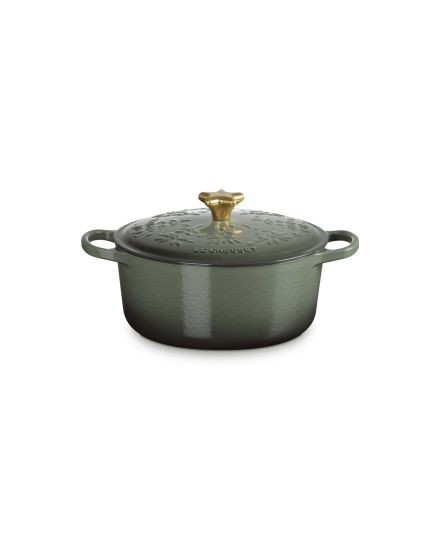 Le Creuset Cocotte with Star Handle and Christmas Reliefs 24cm | Le Creuset | Mimocook