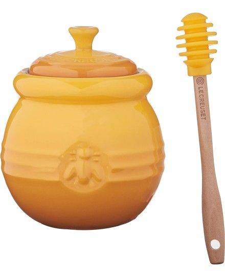 Bstock - Pot à miel en céramique avec cuillère  Le Creuset | Le Creuset | Mimocook