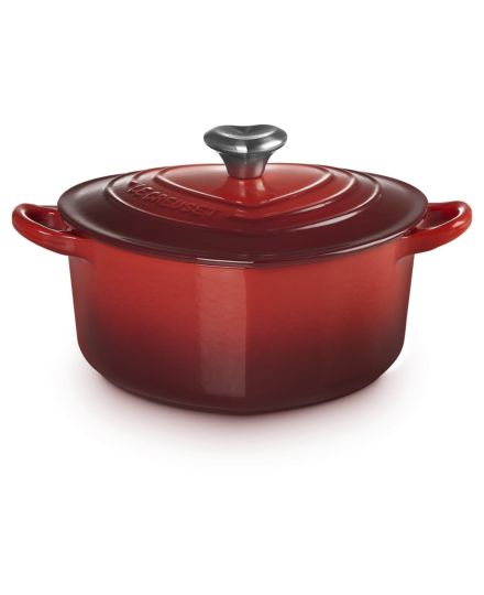 Cocotte Cœur en fonte émaillée avec bouton cœur Le Creuset | Le Creuset | Mimocook