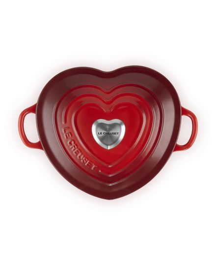 Cocotte Cœur en fonte émaillée avec bouton cœur Le Creuset | Le Creuset | Mimocook