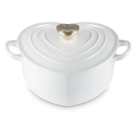 Cocotte corazón de hierro fundido con pomo en forma de corazón Le Creuset | Le Creuset | Mimocook