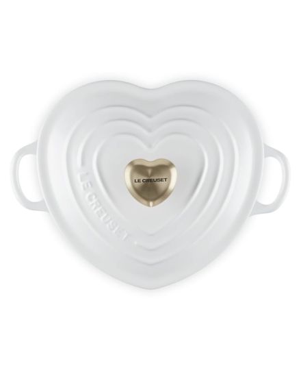 Cocotte corazón de hierro fundido con pomo en forma de corazón Le Creuset | Le Creuset | Mimocook