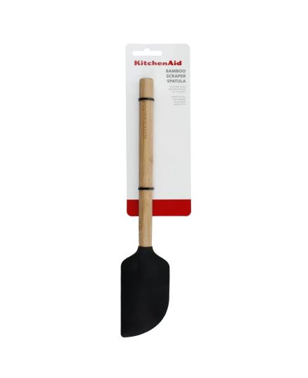 KitchenAid Bamboo Scraper Spatula 30 cm | KitchenAid | Mimocook