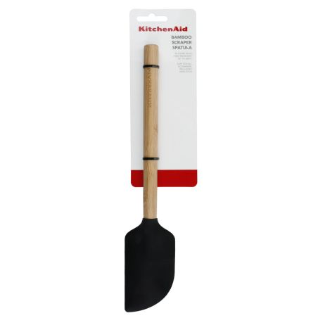 KitchenAid Bamboo Scraper Spatula 30 cm | KitchenAid | Mimocook