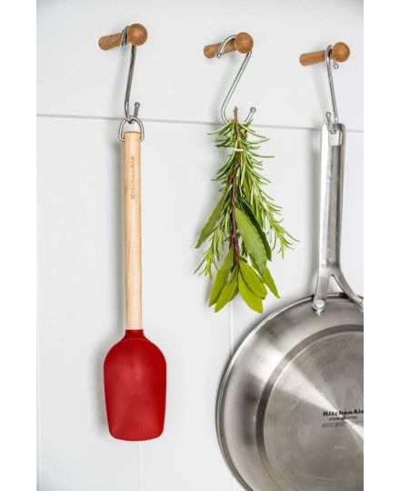 KitchenAid Spatule-cuillère en Bois de Bouleau 30 cm | KitchenAid | Mimocook