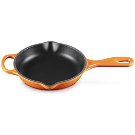 Skillet rond en fonte émaillée Le Creuset