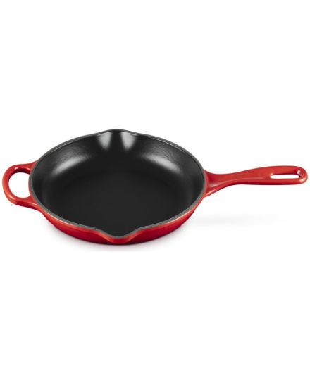 Skillet rond en fonte émaillée Le Creuset